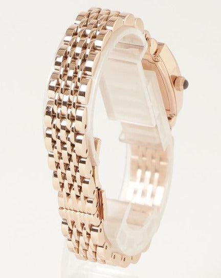  Shop Authentic Emporio Armani Gianni T-Bar Analog Crystal Brown Dial Rose Gold Steel Strap Watch For Women - AR11407 - Luxxuri