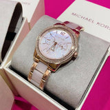  Shop Authentic Michael Kors Tibby Multifunction Rose Gold Dial Rose Gold Steel Strap Watch For Women - MK6928 - Luxxuri