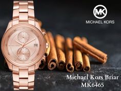  Shop Authentic Michael Kors Briar Quartz Rose Gold Dial Rose Gold Steel Strap Watch For Women - MK6465 - Luxxuri