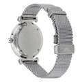 Emporio Armani Gianni T Bar Mother of Pearl Dial Silver Steel Strap Watch For Women - AR1955