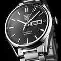  Shop Authentic Tag Heuer Carrera Calibre 5 Automatic Black Dial Silver Steel Strap Watch for Men - WAR201A.BA0723 - Luxxuri
