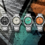  Shop Authentic Seiko 5 Sports SKX Automatic Cream Dial Silver Steel Strap Watch For Men - SRPK31K1 - Luxxuri