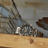  Shop Authentic Seiko 5 Sports Automatic Black Dial Silver Steel Strap Watch For Men - SRPD57K1 - Luxxuri