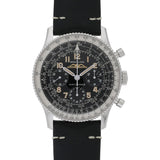  Shop Authentic Breitling Navitimer Ref. 806 1959 Re-Edition Black Dial Brown Leather Strap Watch for Men - AB0910371B1X1 - Luxxuri