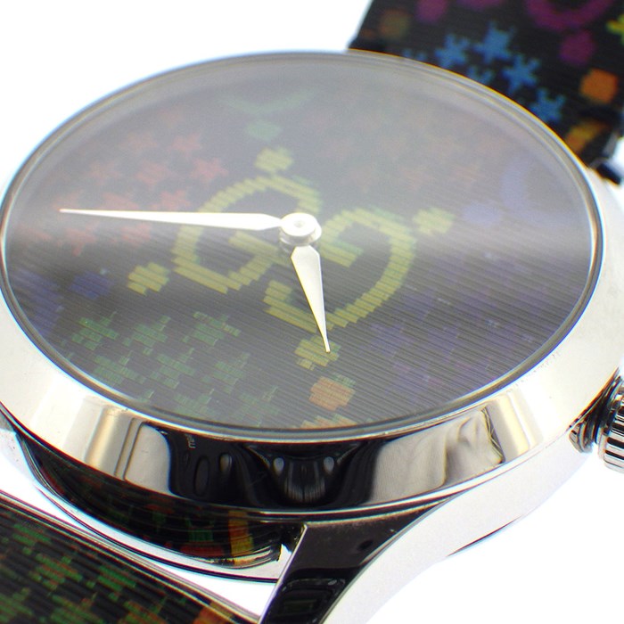  Shop Authentic Gucci G Timeless Quartz Black Dial Black Leather Strap Watch For Women - YA1264146 - Luxxuri