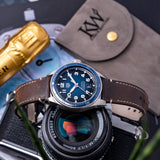  Shop Authentic Tag Heuer Autavia Blue Dial Watch for Men - WBE5116.FC8266 - Luxxuri
