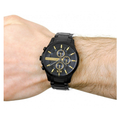 Shop Authentic Armani Exchange Hampton Chronograph Black Dial Black Steel Strap Watch For Men - AX2164 - Luxxuri