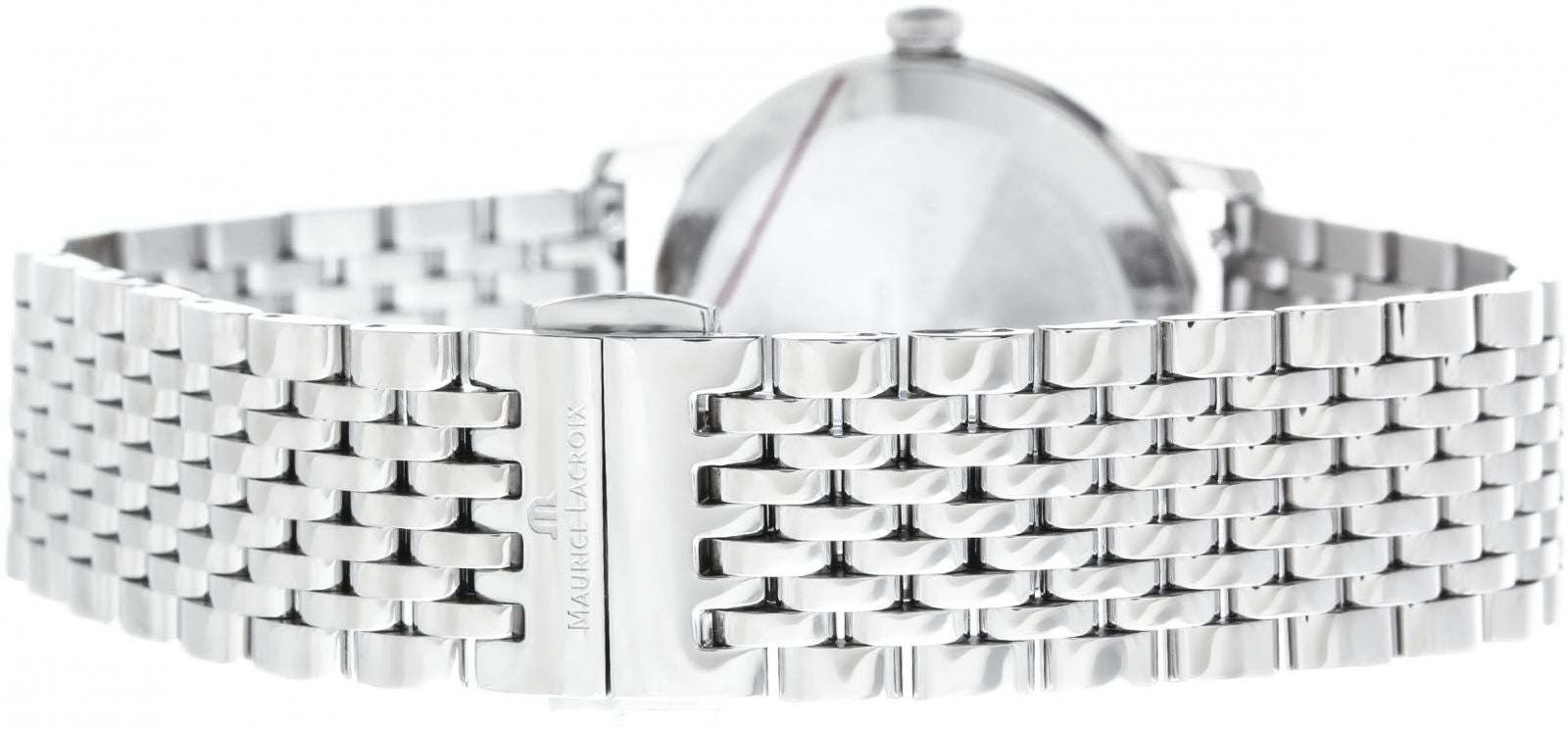  Shop Authentic Maurice Lacroix Eliros Diamonds Blue Dial Silver Steel Strap Watch For Women - EL1094-SS002-450-1 - Luxxuri