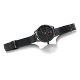  Shop Authentic Tommy Hilfiger Damon Quartz Black Dial Black Mesh Bracelet Watch for Men - 1791420 - Luxxuri