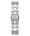 Guess Cosmo Diamonds Silver Dial Silver Steel Strap Watch For Women - GW0033L1