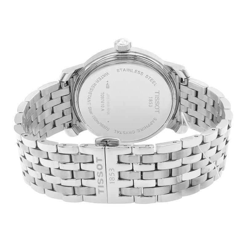  Shop Authentic Tissot T Classic Bridgeport Silver Dial Silver Mesh Bracelet Watch For Men - T097.410.11.038.00 - Luxxuri
