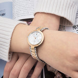  Shop Authentic Tissot T Lady Flamingo Mother of Pearl White Dial Two Tone Steel Strap Watch For Women - T094.210.22.111.00 - Luxxuri