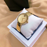  Shop Authentic Movado Edge Gold Dial Gold Steel Strap Watch for Women - 3680014 - Luxxuri