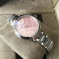  Shop Authentic Burberry The Classic Pink Dial Silver Steel Strap Watch for Women - BU10111 - Luxxuri