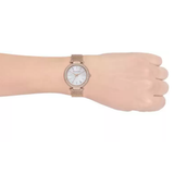  Shop Authentic Michael Kors Darci Quartz Mother of Pearl White Dial Rose Gold Mesh Bracelet Watch For Women - MK4519 - Luxxuri