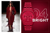  Shop Authentic Michael Kors Lexington Chronograph Red Dial Red Steel Strap Watch For Men - MK8814 - Luxxuri