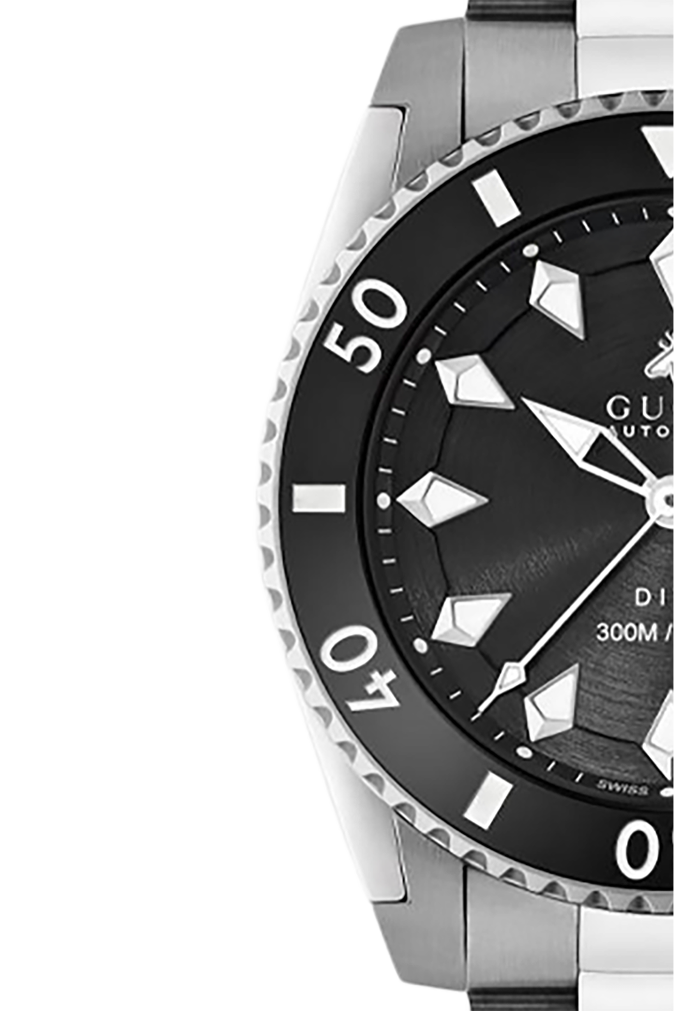  Shop Authentic Gucci Dive Automatic Black Dial Silver Steel Strap Watch for Men - YA136353 - Luxxuri