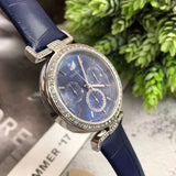  Shop Authentic Swarovski Era Journey Blue Dial Blue Leather Strap Watch for Women - 5479239 - Luxxuri