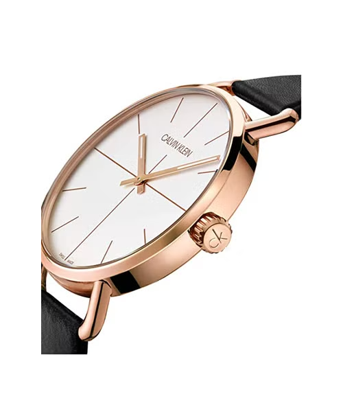  Shop Authentic Calvin Klein High Noon Silver Dial Brown Leather Strap Watch for Men - K8M216G6 - Luxxuri