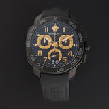  Shop Authentic Versace Dylos Chronograph Black Dial Black Rubber Strap Watch for Men - VQC020015 - Luxxuri