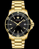  Shop Authentic Movado Series 800 Black Dial Gold Steel Strap Watch For Men - 2600145 - Luxxuri