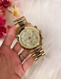  Shop Authentic Michael Kors Runway Gold Dial Gold Steel Strap  Watch for Men - MK8077 - Luxxuri