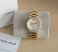  Shop Authentic Michael Kors Mini Camille Chronograph White Dial Rose Gold Steel Strap Watch For Women - MK6844 - Luxxuri