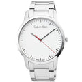  Shop Authentic Calvin Klein City Quartz White Dial Silver Steel Strap Watch for Men - K2G2G1Z6 - Luxxuri