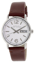  Shop Authentic Marc Jacobs Fergus White Dial Brown Leather Strap Watch for Women - MBM8649 - Luxxuri