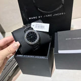  Shop Authentic Marc Jacobs Marci Black Dial Black Steel Dial Strap Watch for Women - MBM3193 - Luxxuri