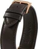 Shop Authentic Movado Ultra Slim White Dial Brown Leather Strap Watch For Men - 0607089 - Luxxuri