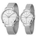  Shop Authentic Calvin Klein Even Quartz White Dial Silver Steel Strap Watch for Women - K7B21126 - Luxxuri