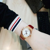  Shop Authentic Maserati Potenza Silver Dial Red Leather Strap Watch For Women - R8851108501 - Luxxuri