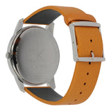  Shop Authentic Calvin Klein City Quartz White Dial Light Brown Leather Strap Watch For Men - K2G21138 - Luxxuri