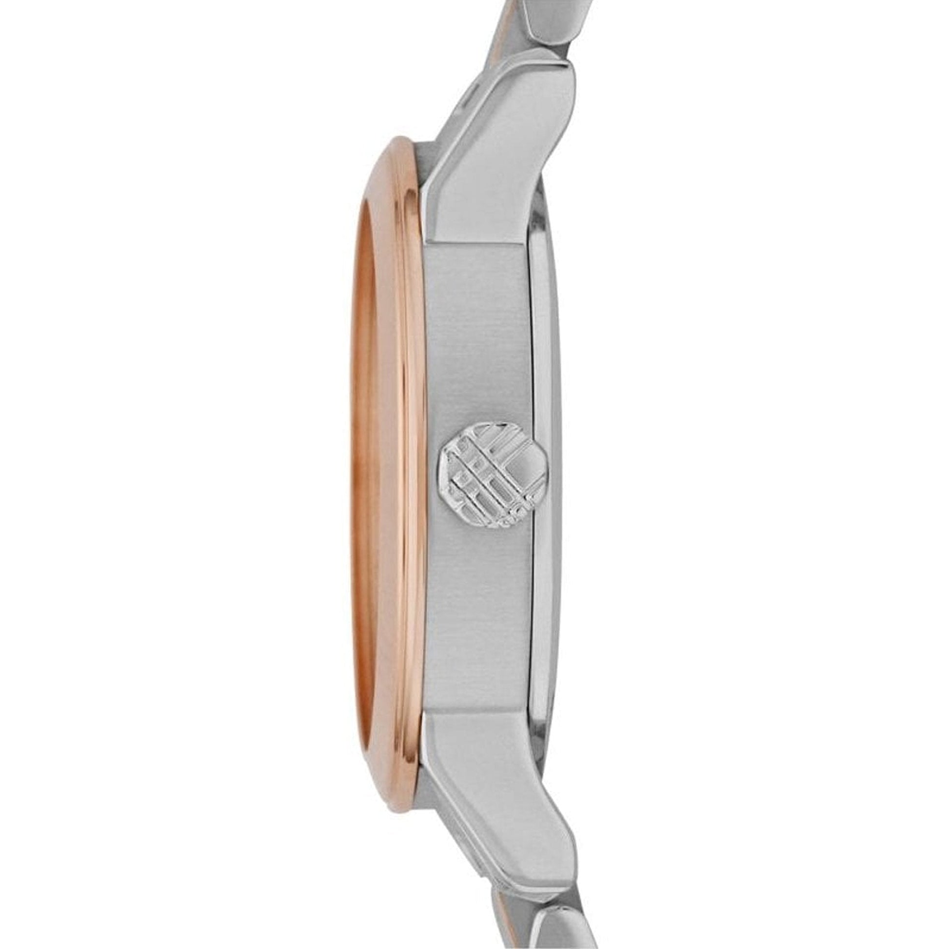 Burberry The City Silver Dial Two Tone Steel Strap Watch for Women - BU9205