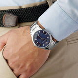  Shop Authentic Emporio Armani Renato Blue Dial Silver Steel Strap Watch For Men - AR2477 - Luxxuri