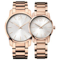 Shop Authentic Calvin Klein City White Dial Rose Gold Steel Strap Watch for Men - K2G21646 - Luxxuri