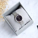 Shop Authentic Guess Chelsea Crystals Black Dial Silver Mesh Bracelet Watch For Women  - W0647L5 - Luxxuri