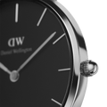  Shop Authentic Daniel Wellington Petite Ashfield Black Dial Black Mesh Strap Watch For Women - DW00100246 - Luxxuri