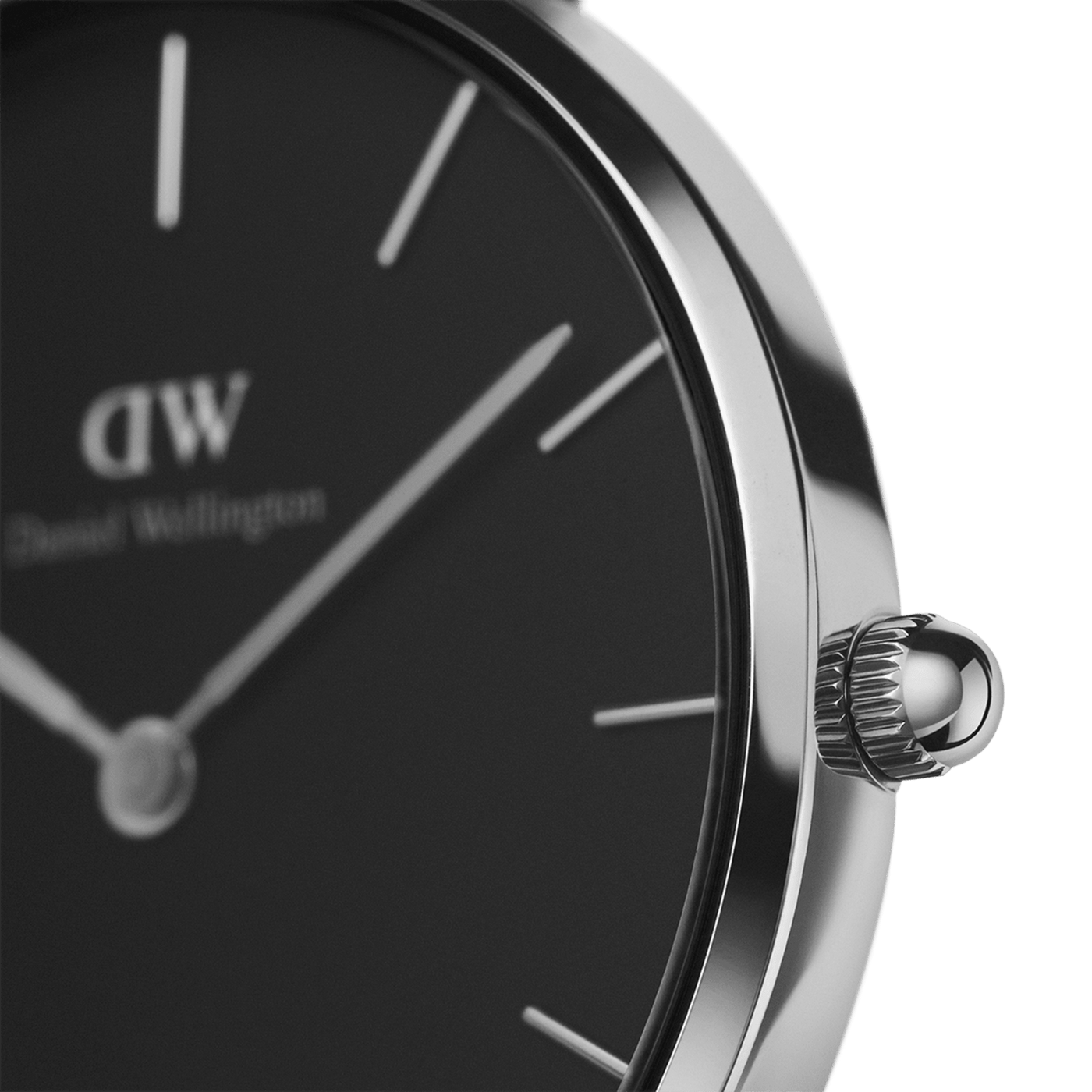  Shop Authentic Daniel Wellington Petite Ashfield Black Dial Black Mesh Strap Watch For Women - DW00100246 - Luxxuri