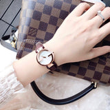  Shop Authentic Gucci G Interlocking Mother of Pearl Dial Brown Leather Strap Watch For Women - YA133516 - Luxxuri