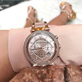  Shop Authentic Michael Kors Parker Pink Dial Two Tone Steel Strap Watch for Women - MK6110 - Luxxuri