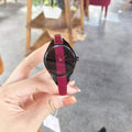  Shop Authentic Calvin Klein Rebel Red Black Dial Red Leather Strap Watch for Women - K8P237U1 - Luxxuri