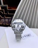  Shop Authentic Guess Iconic Quartz Silver Dial Silver Mesh Bracelet Watch For Women - GW0527L1 - Luxxuri