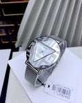Guess Iconic Quartz Silver Dial Silver Mesh Bracelet Watch For Women - GW0527L1