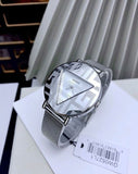  Shop Authentic Guess Iconic Quartz Silver Dial Silver Mesh Bracelet Watch For Women - GW0527L1 - Luxxuri