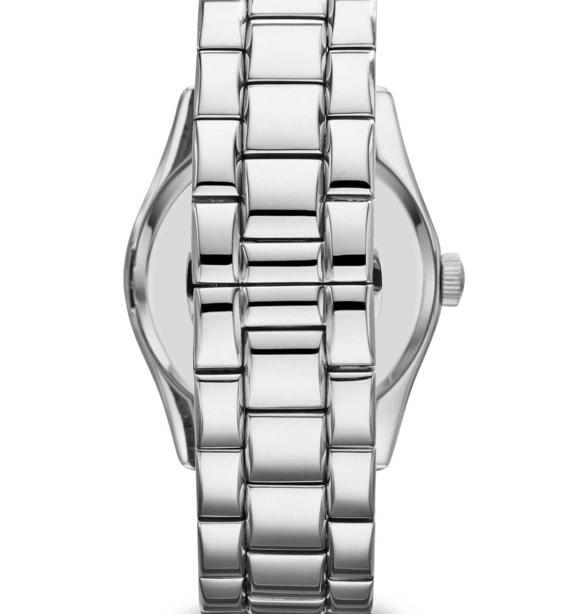 Shop Authentic Emporio Armani Classic Quartz Silver Dial Silver Steel Strap Watch For Men - AR0647 - Luxxuri