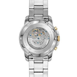  Shop Authentic Fossil Grant Sport Automatic Skeleton Blue Dial Two Tone Steel Strap Watch for Men - ME3141 - Luxxuri