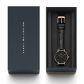  Shop Authentic Daniel Wellington Classic Petite Reading Black Dial Black Leather Strap Watch For Women - DW00100223 - Luxxuri
