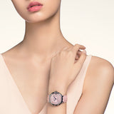  Shop Authentic Cartier Ballon Bleu De Cartier Pink Dial Pink Leather Strap Watch for Women - WSBB0007 - Luxxuri